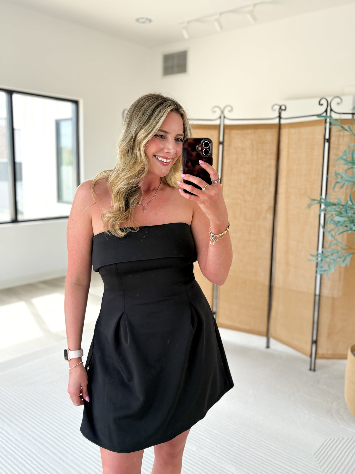 Strapless Mini Dress