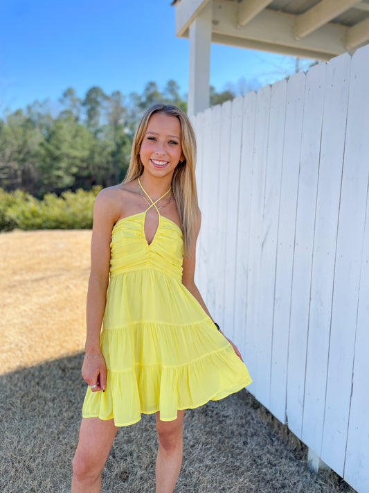 Karly Halter Mini Dress