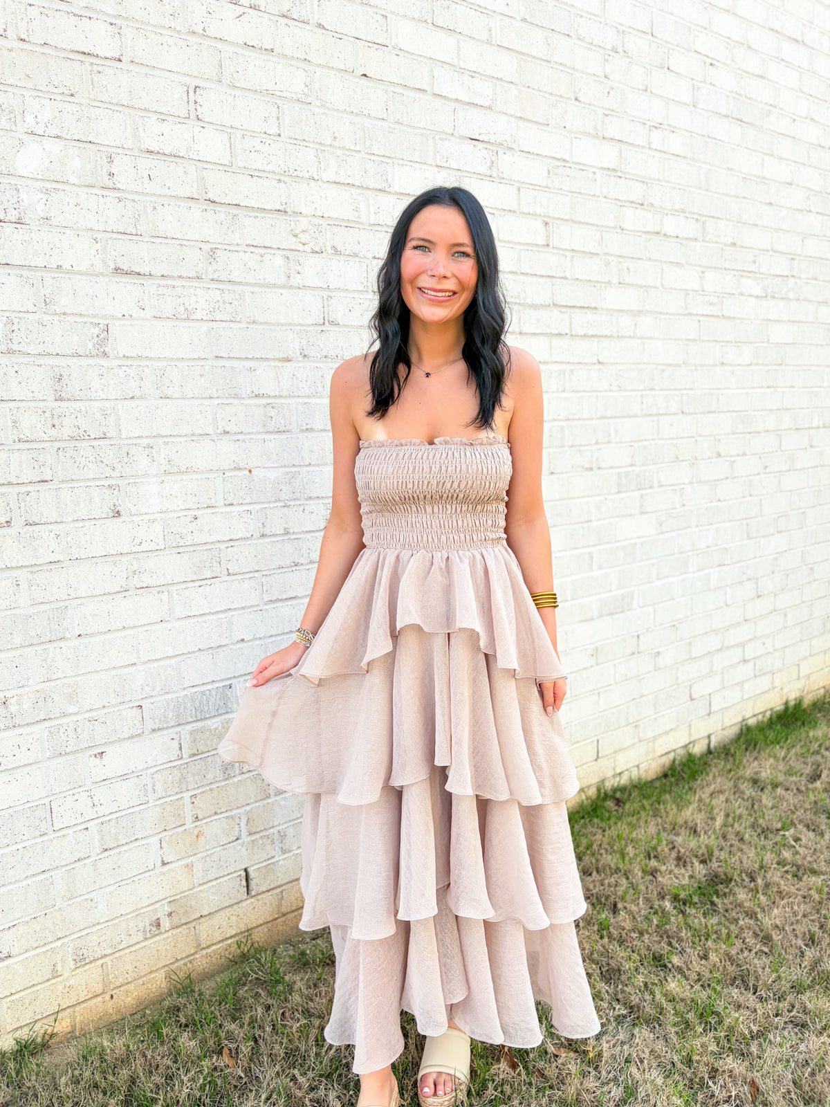 Brooklyn Tiered Midi Dress