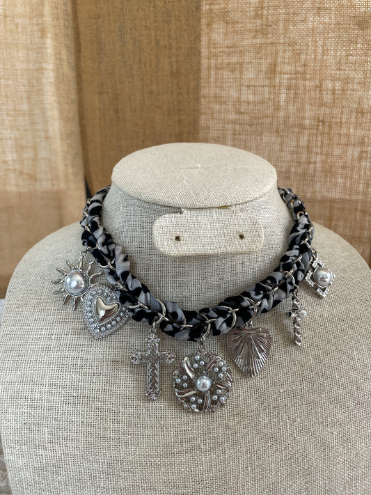 Braided Scarf Necklace