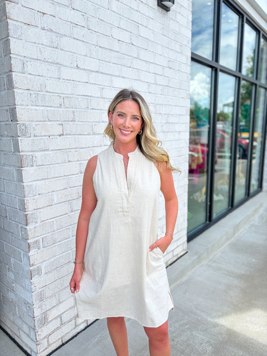Estelle V-Neck Dress