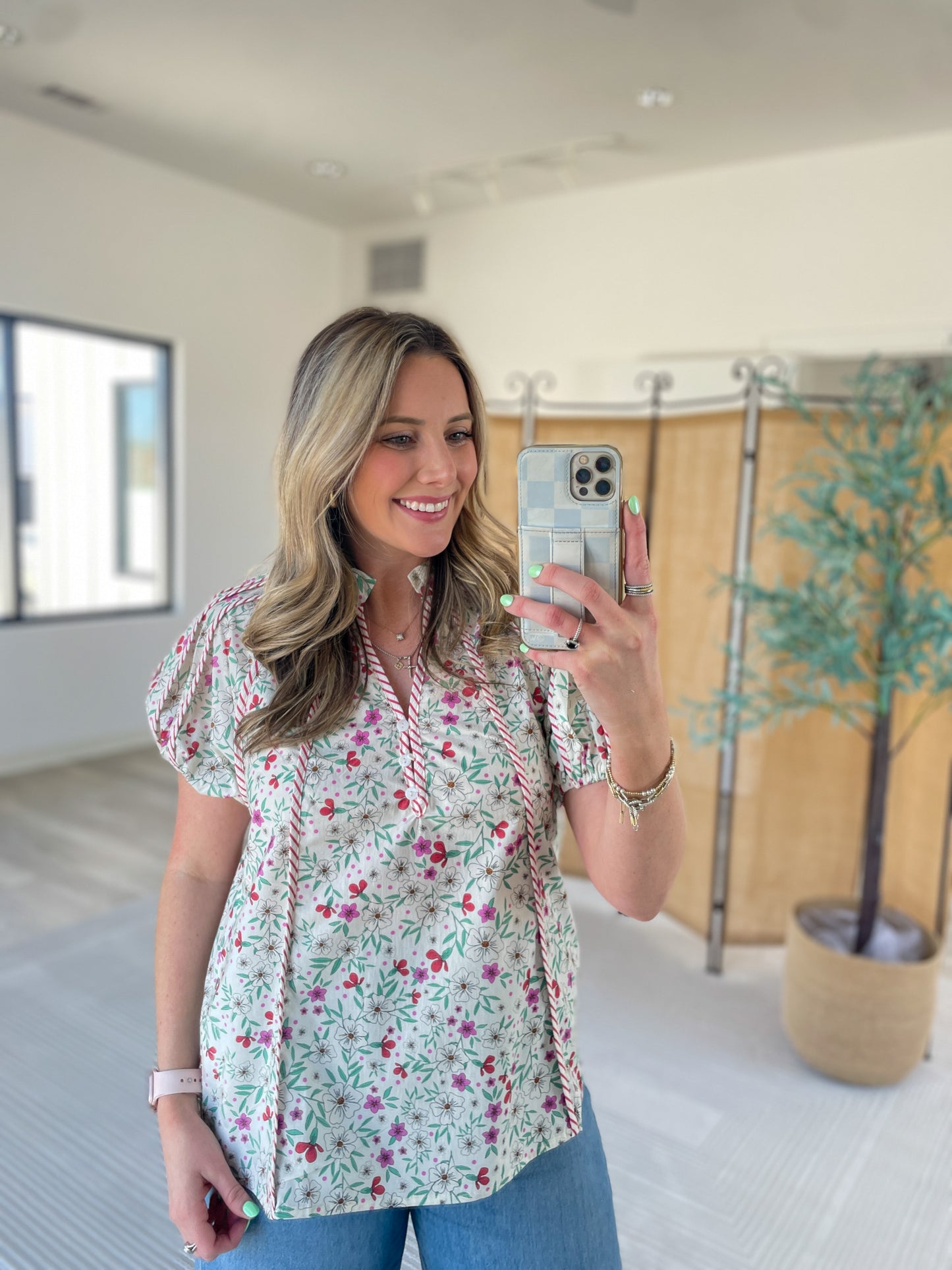 Lisa Floral Blouse
