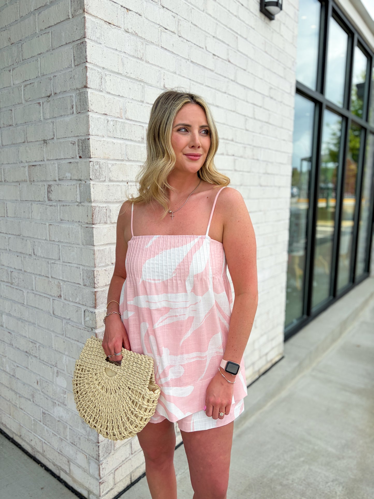 Amari Printed Romper