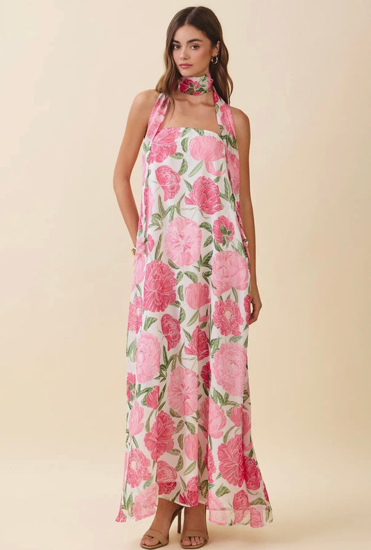 Florence Floral Midi Dress