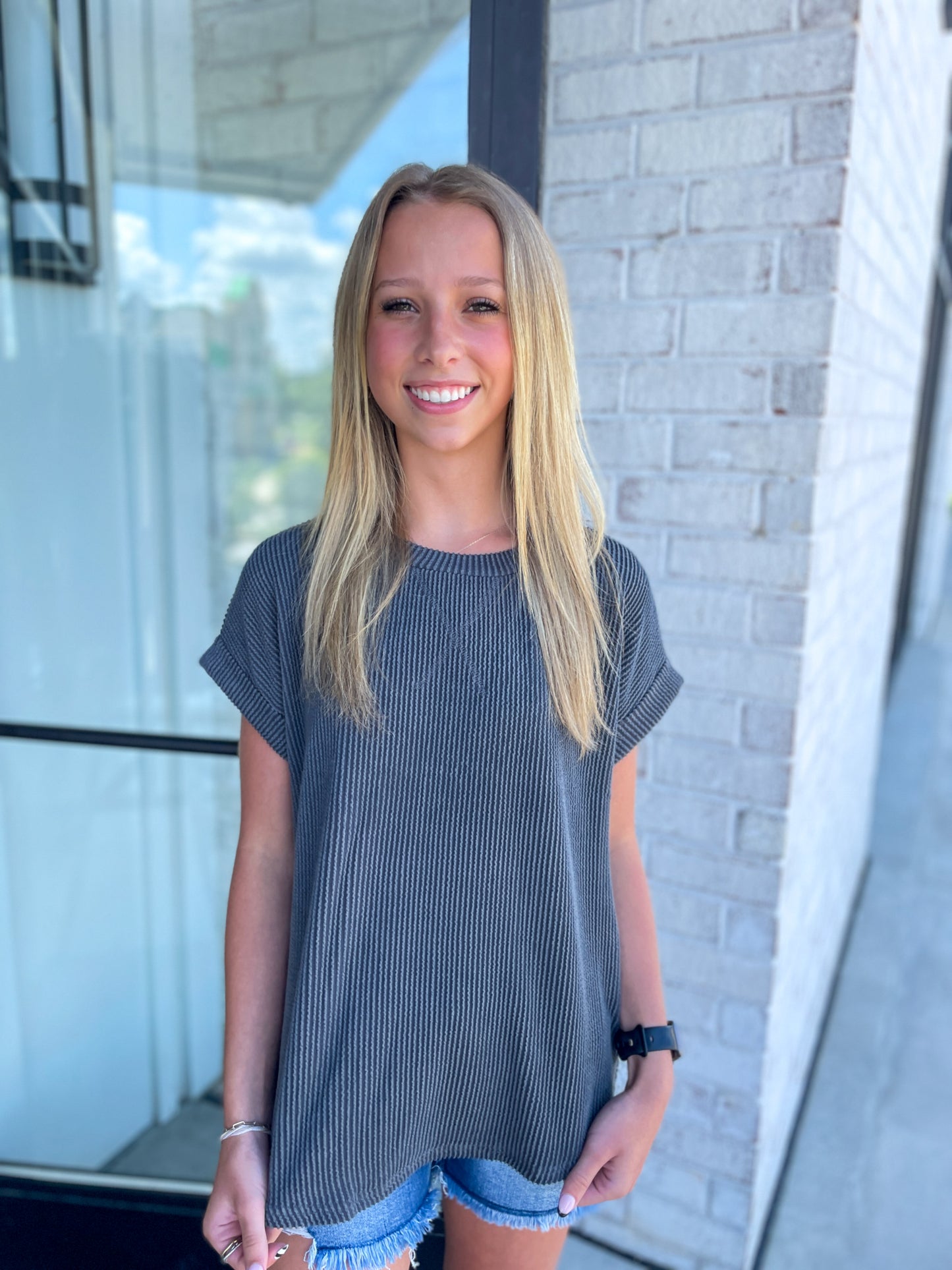 Ribbed Basic Top