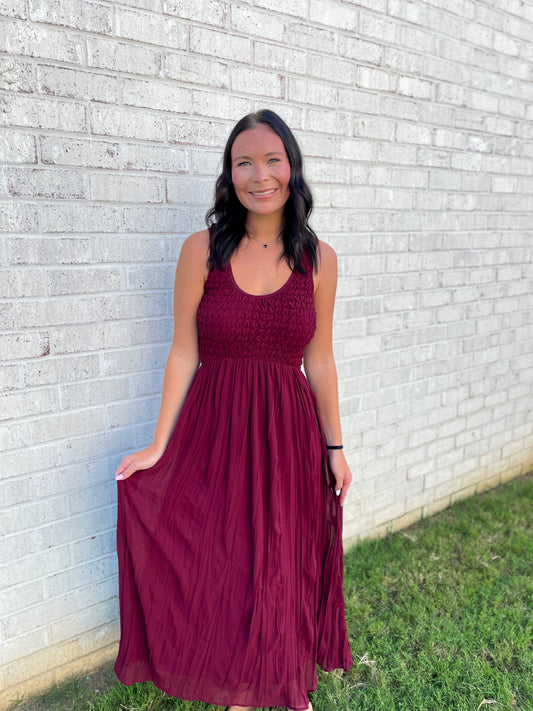 Teddie Textured Maxi Dress