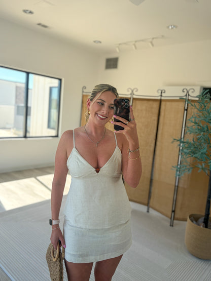 Cassidy Linen Skort
