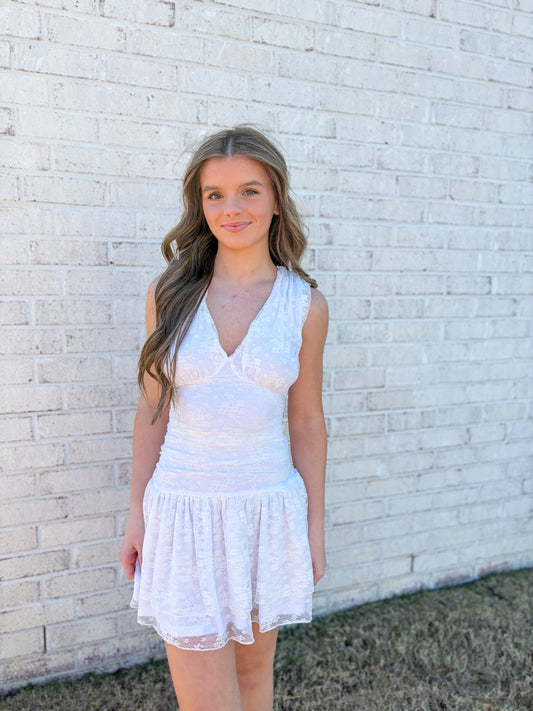 Karlee V-Neck Mini Dress