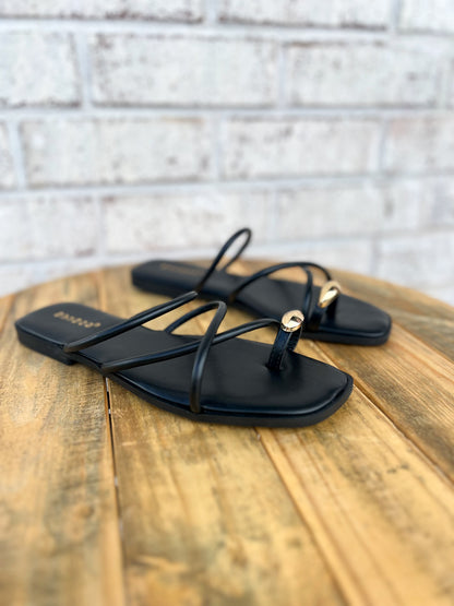 Hint Gold Detailed Sandal