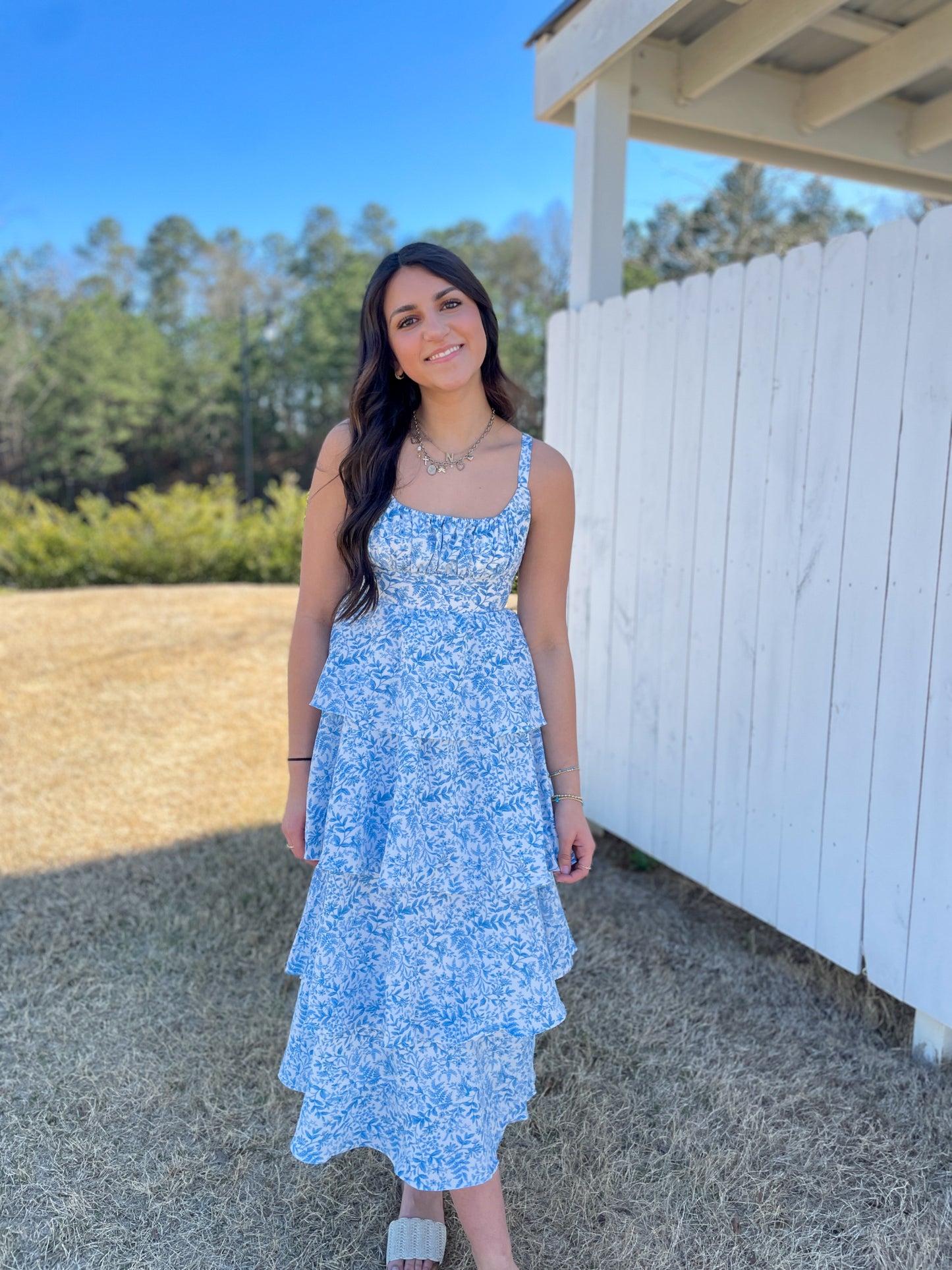 Sophie Tiered Midi Dress