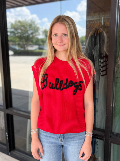 Bulldogs Sweater Vest