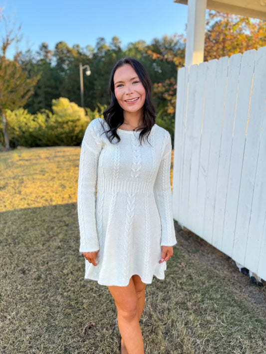 Winter Nights Sweater Dress