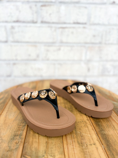 Honovi Studded Flip Flop
