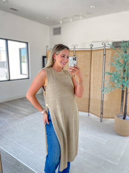 Knit Gold Detailed Overlay