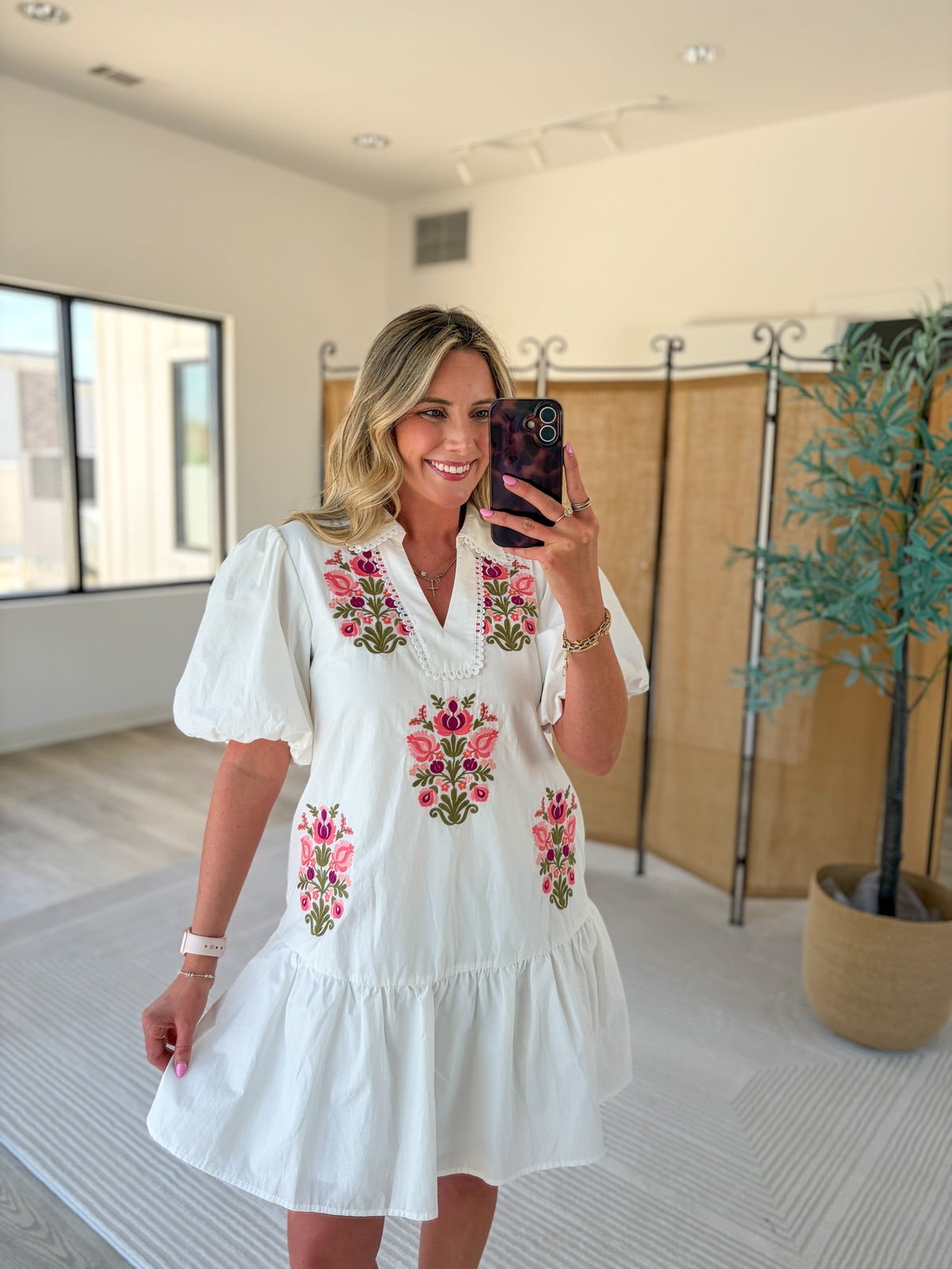 Rayne Embroidered Dress