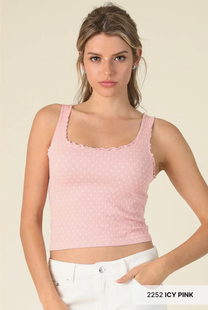 Polka Dot One Size Tank Top