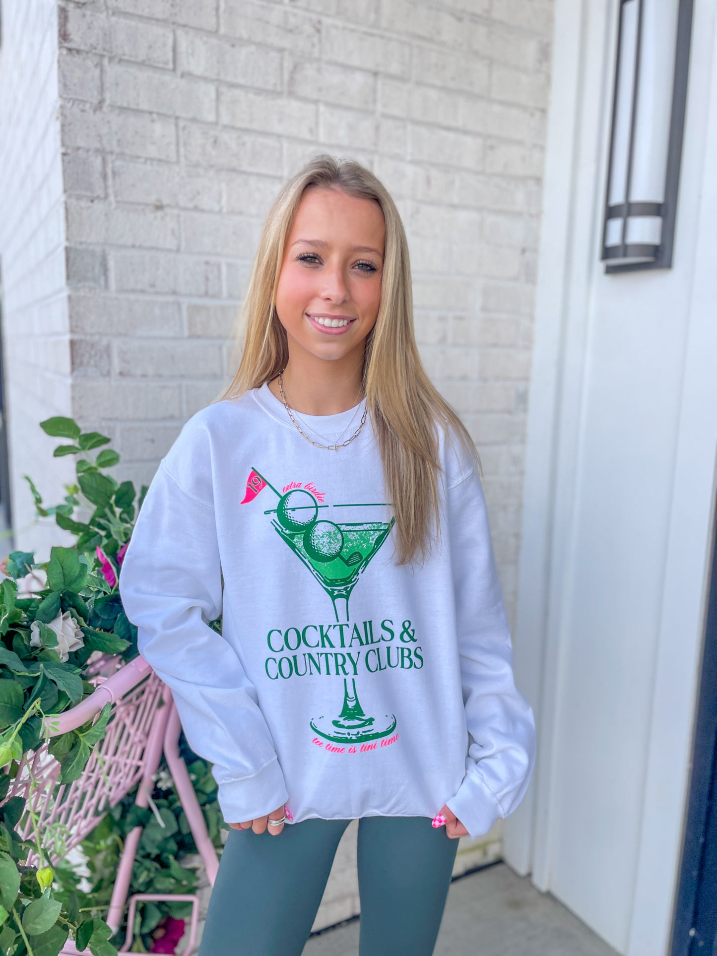 Cocktails & Country Clubs Crewneck