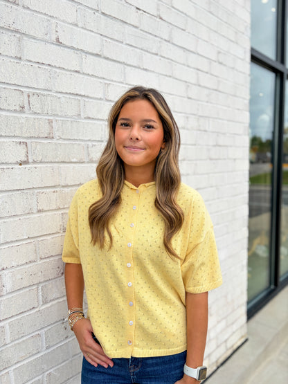 Lara Short Sleeve Cardigan