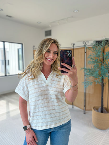 Striped Lightweight Top