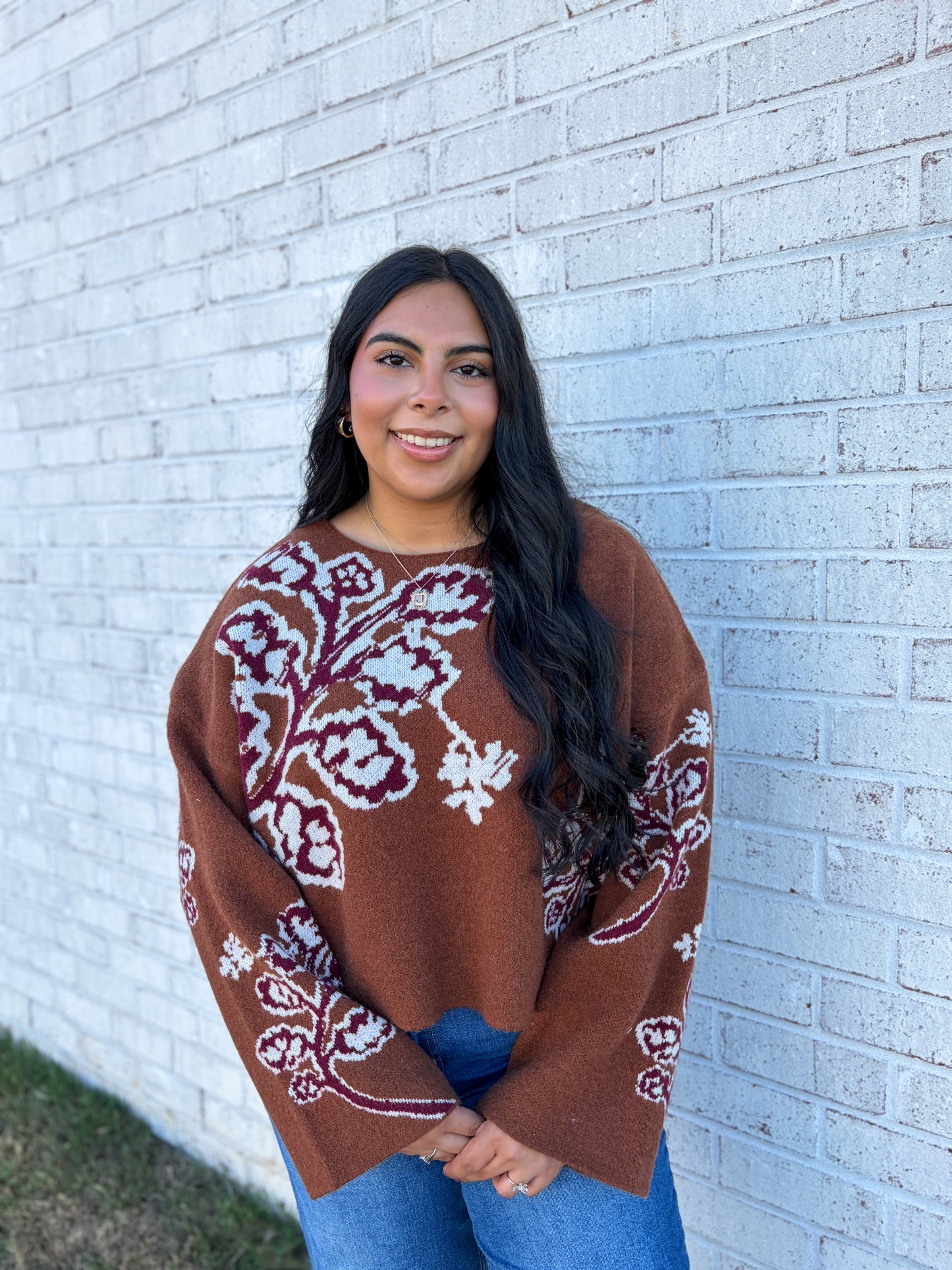 Called Printed Long Sleeve Top