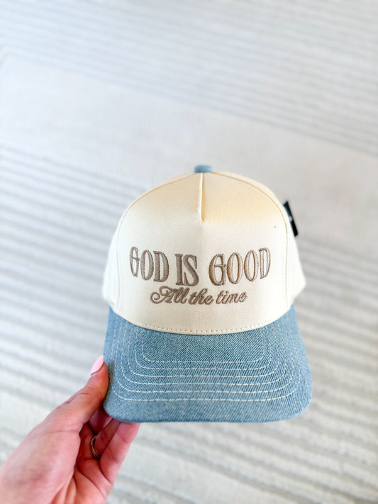 God Is Good All The Time Trucker Hat