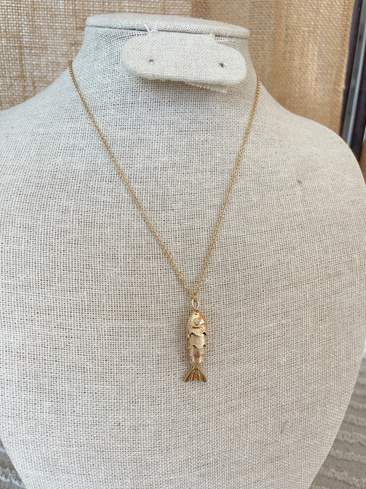 Fish Pendant Necklace