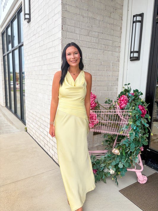 Wrenly Satin Maxi Dress