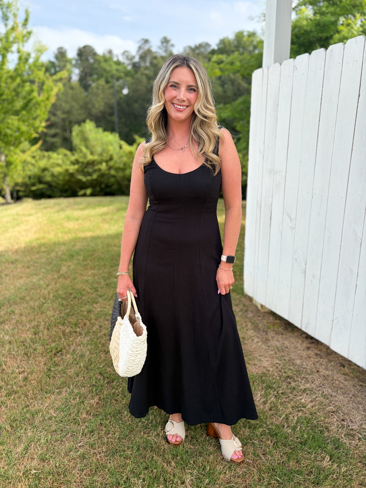 Dean Linen Midi Dress