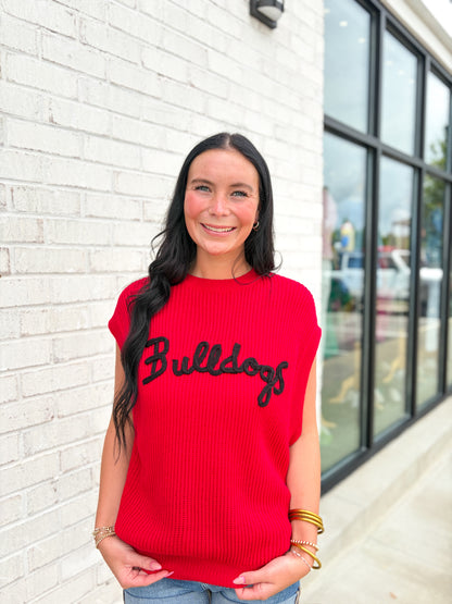 Bulldogs Sweater Vest