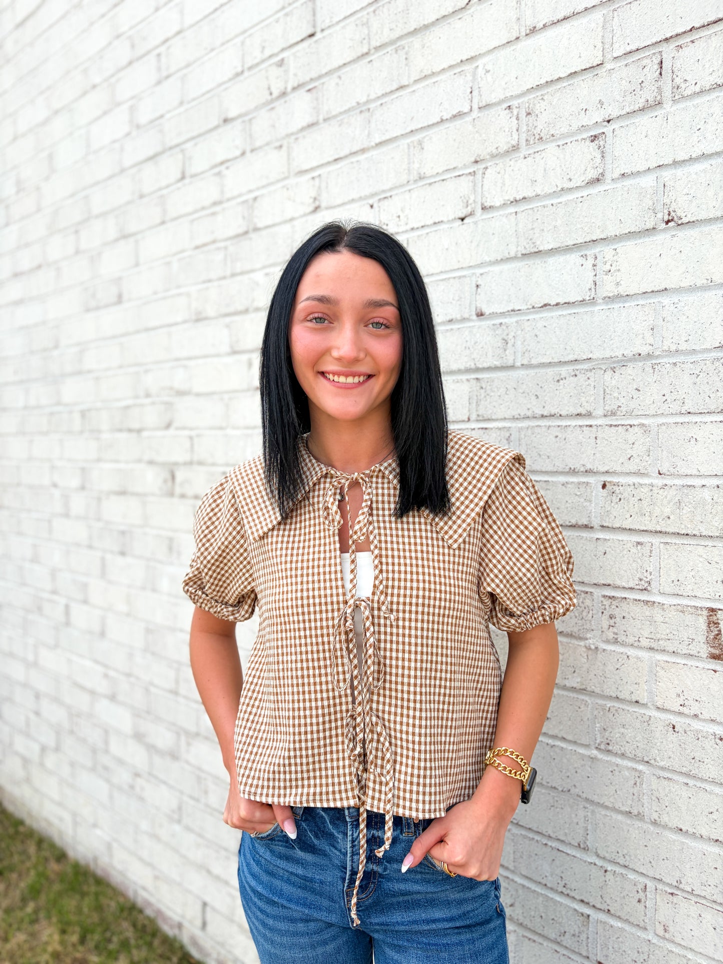 Grayson Gingham Top