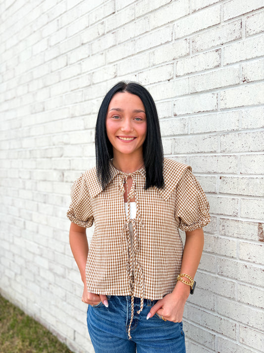 Grayson Gingham Top