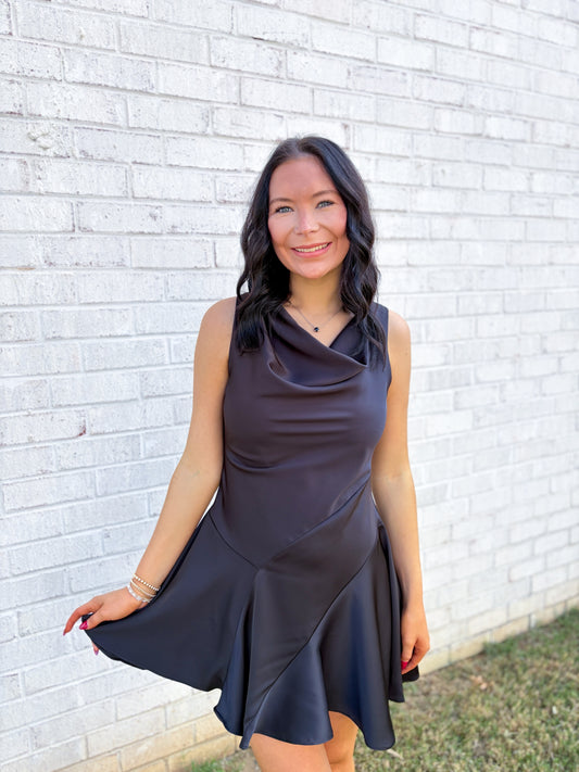 Briar Satin Midi Dress