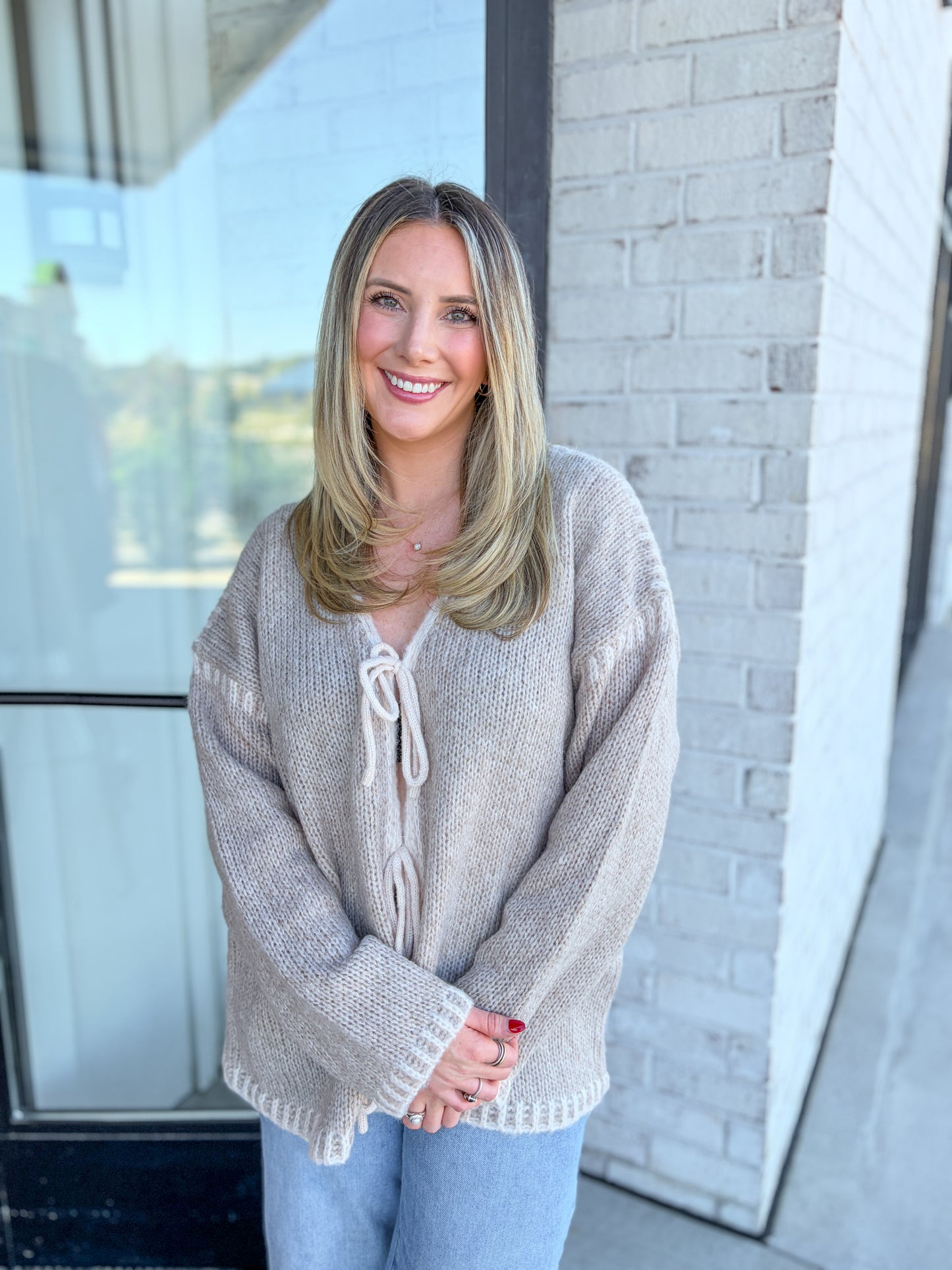 Celeste Bow Tie Cardigan