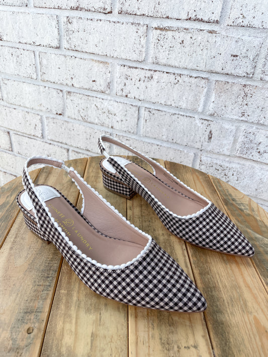 Mayberry Gingham Kitten Heel
