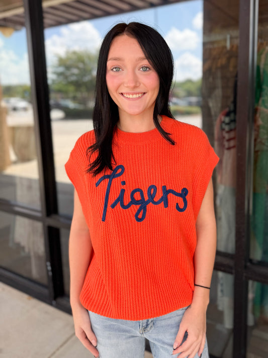 Tiger Sweater Vest