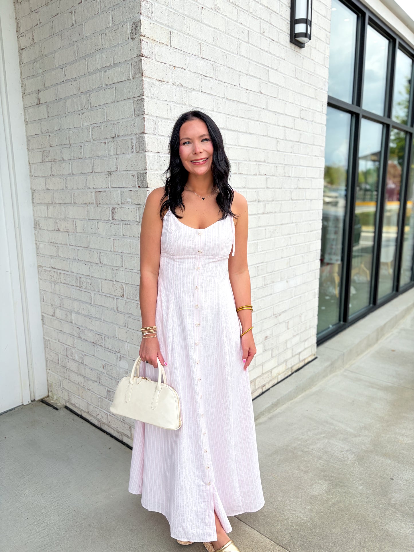 Amanda Striped Maxi Dress