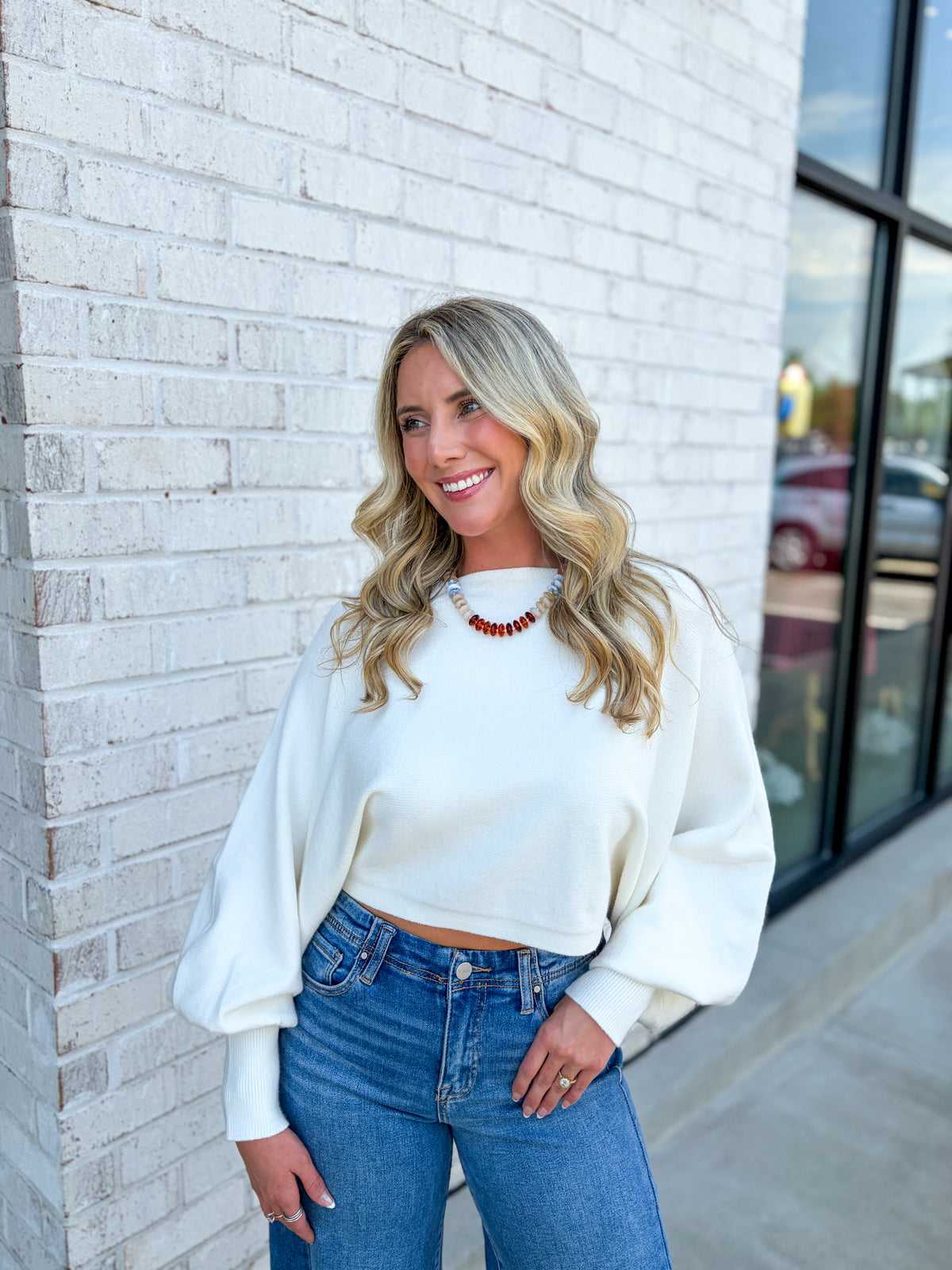 Amelia Scoop Neck Sweater