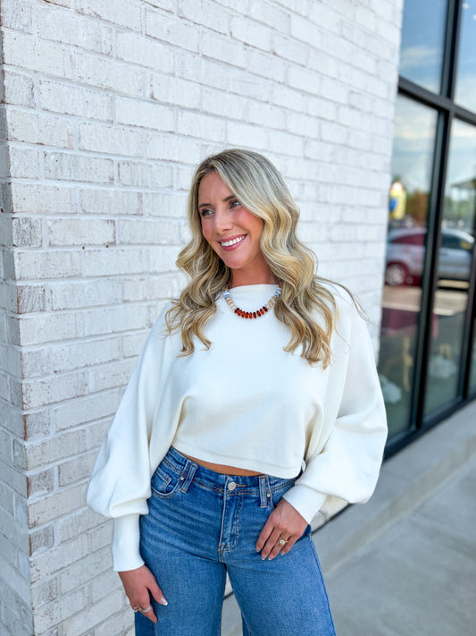 Amelia Scoop Neck Sweater
