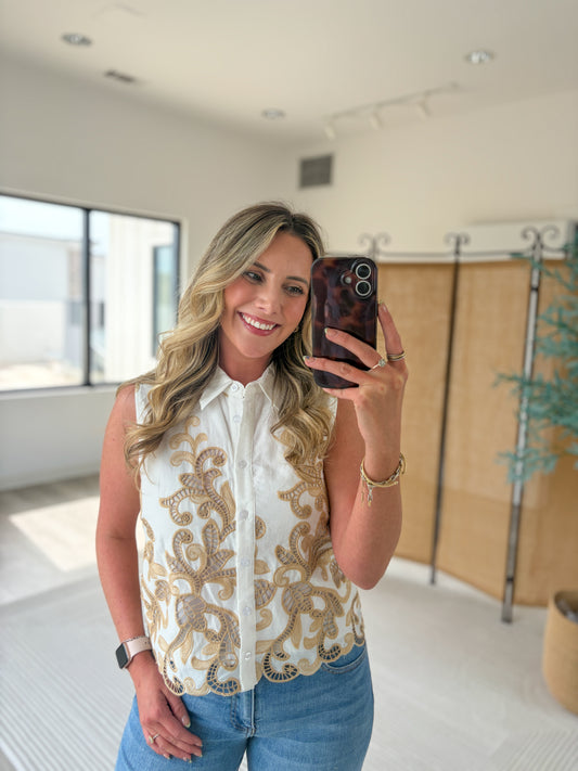 Laurie Sleeveless Top