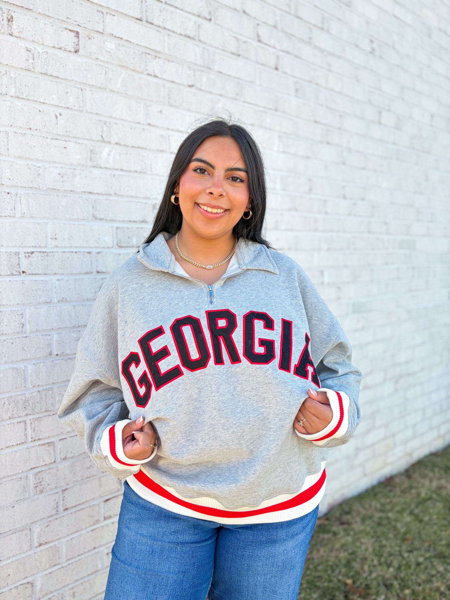Georgia Varsity Quarterzip