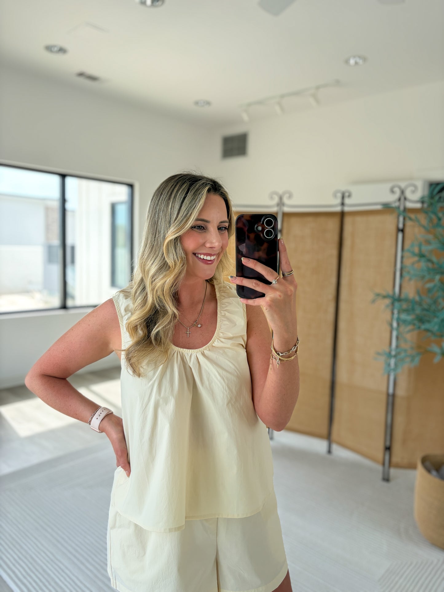 Wells Scoop Neck Top