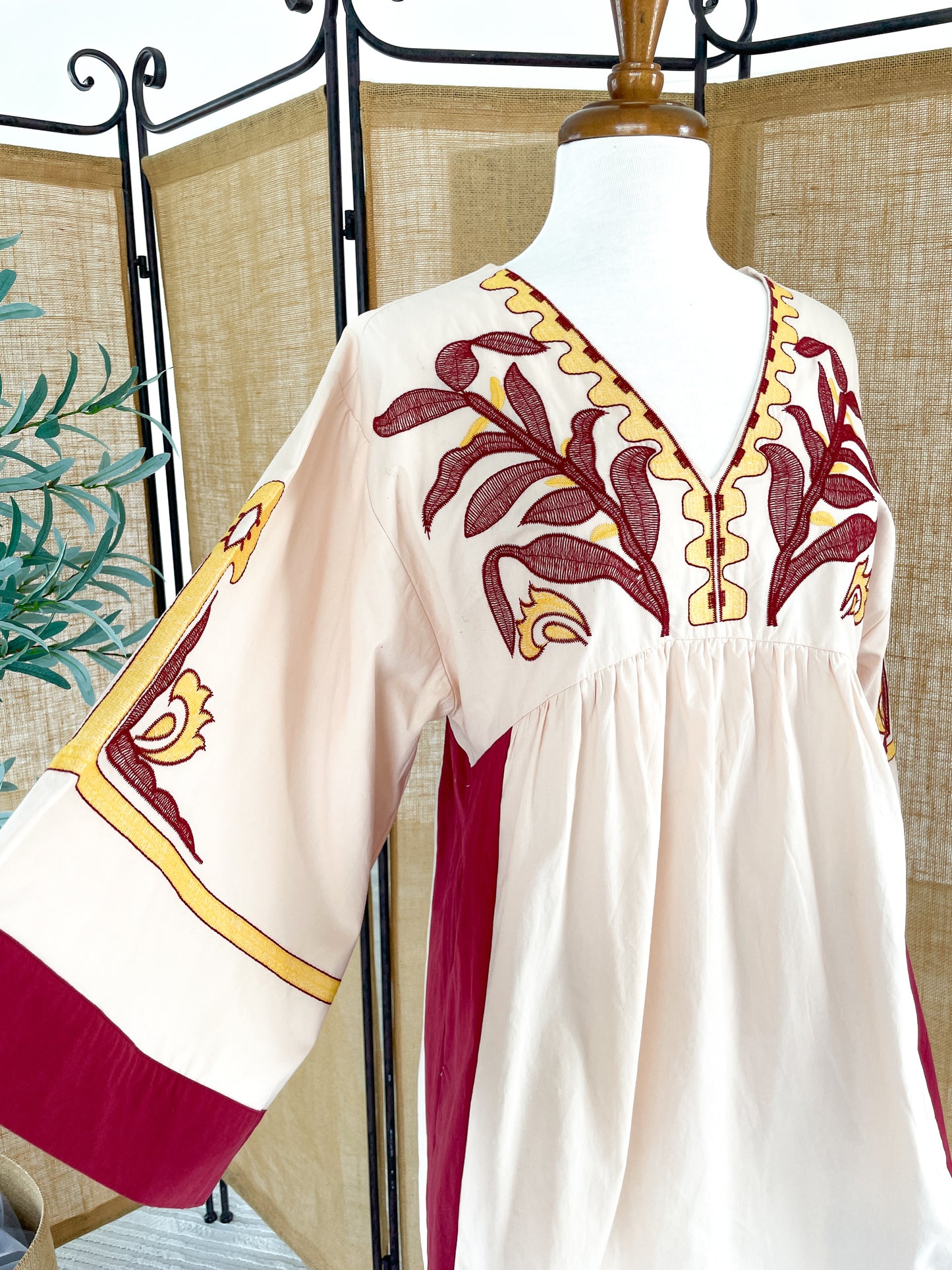 Roman V-Neck Dress