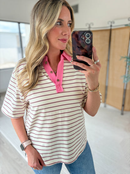 Emie Striped Top