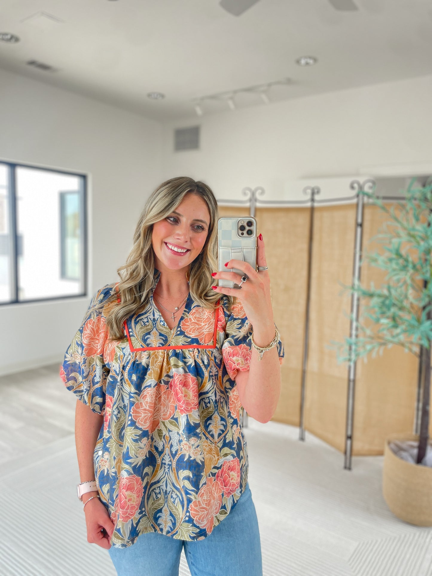 Joah Printed Blouse