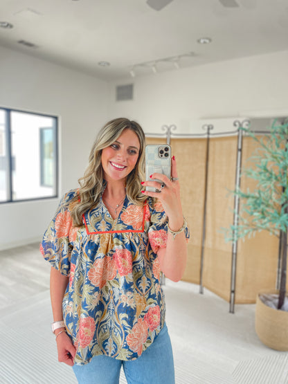 Joah Printed Blouse