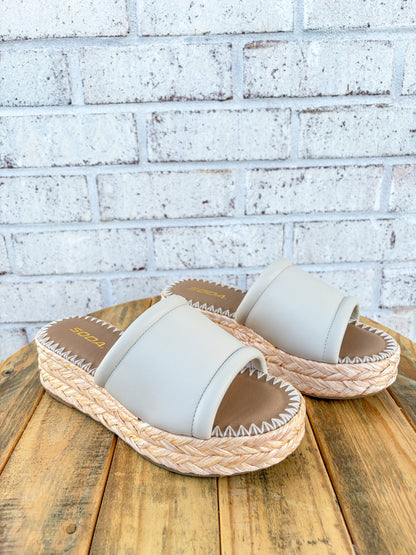 Monte Bone Platform Sandal