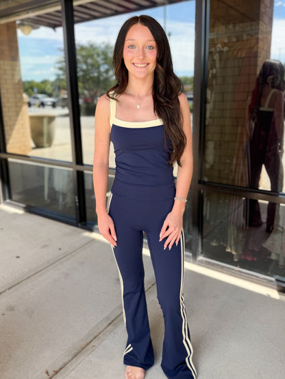 Dark Navy Athletic Top