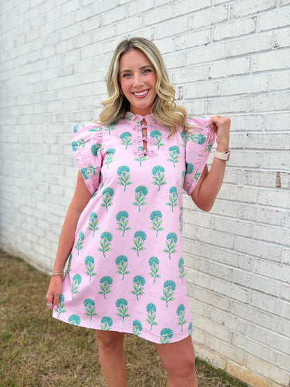 Nola Patterned Dress