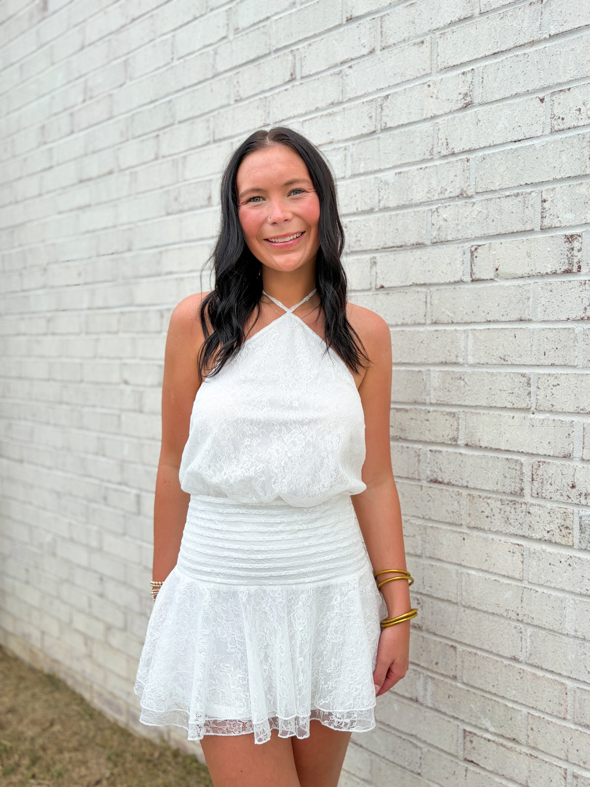 Eastyn Halter Mini Dress