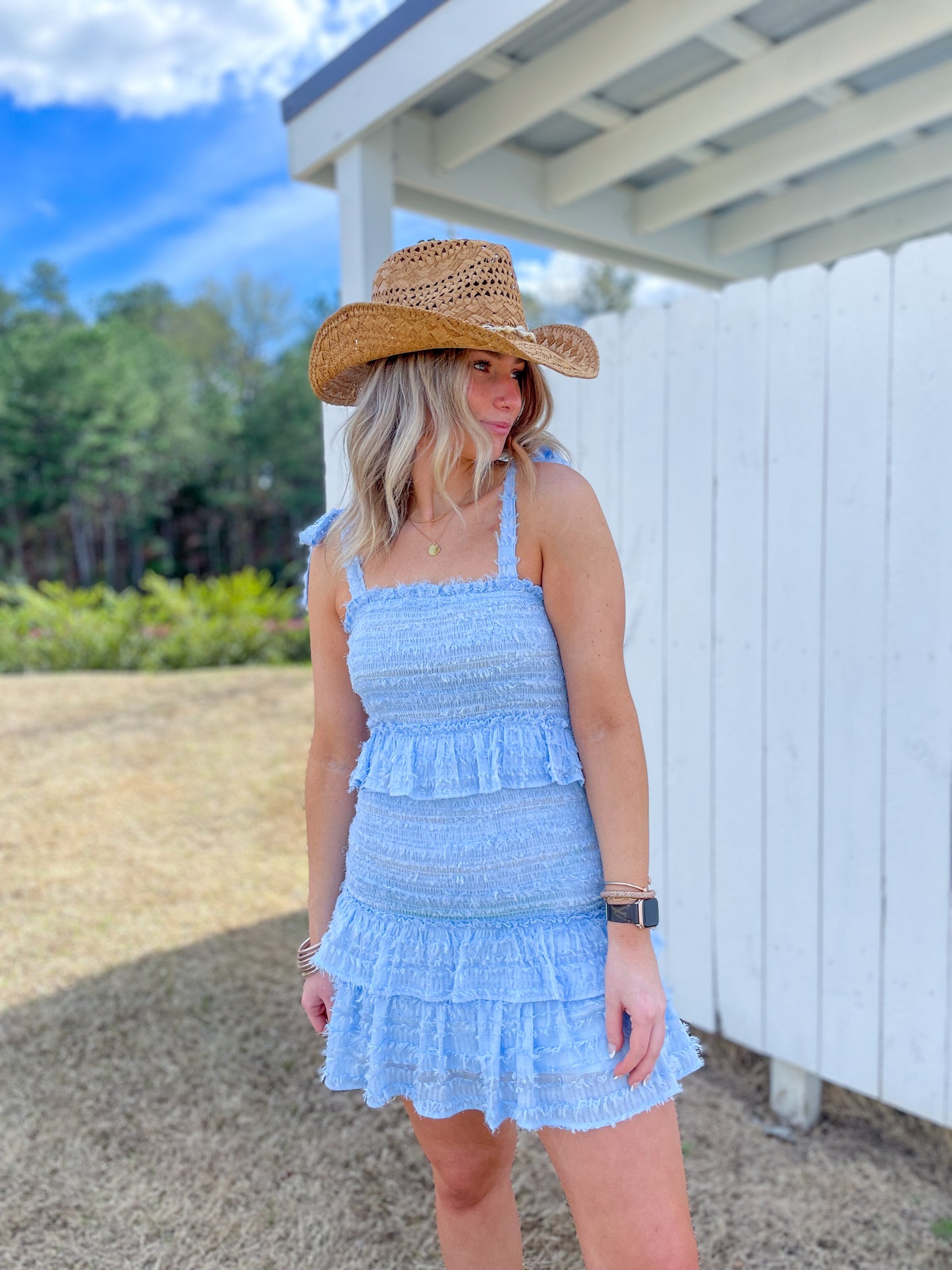 Valerie Textured Mini Dress